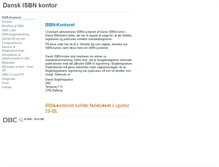 Tablet Screenshot of isbn.dk