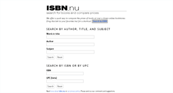 Desktop Screenshot of isbn.nu